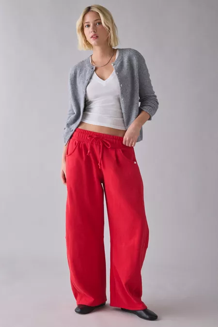 Out From Under Essential Barrel Leg Full Length Sweatpant